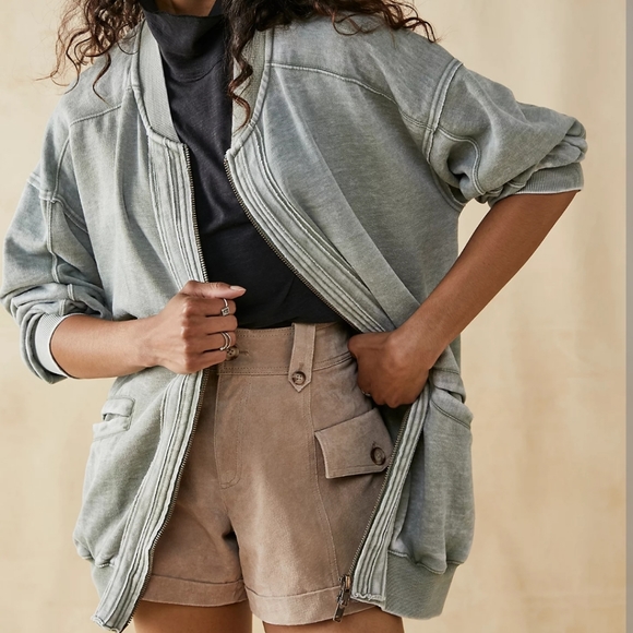 Free People Jackets & Blazers - Free People Robby Bomber Jacket